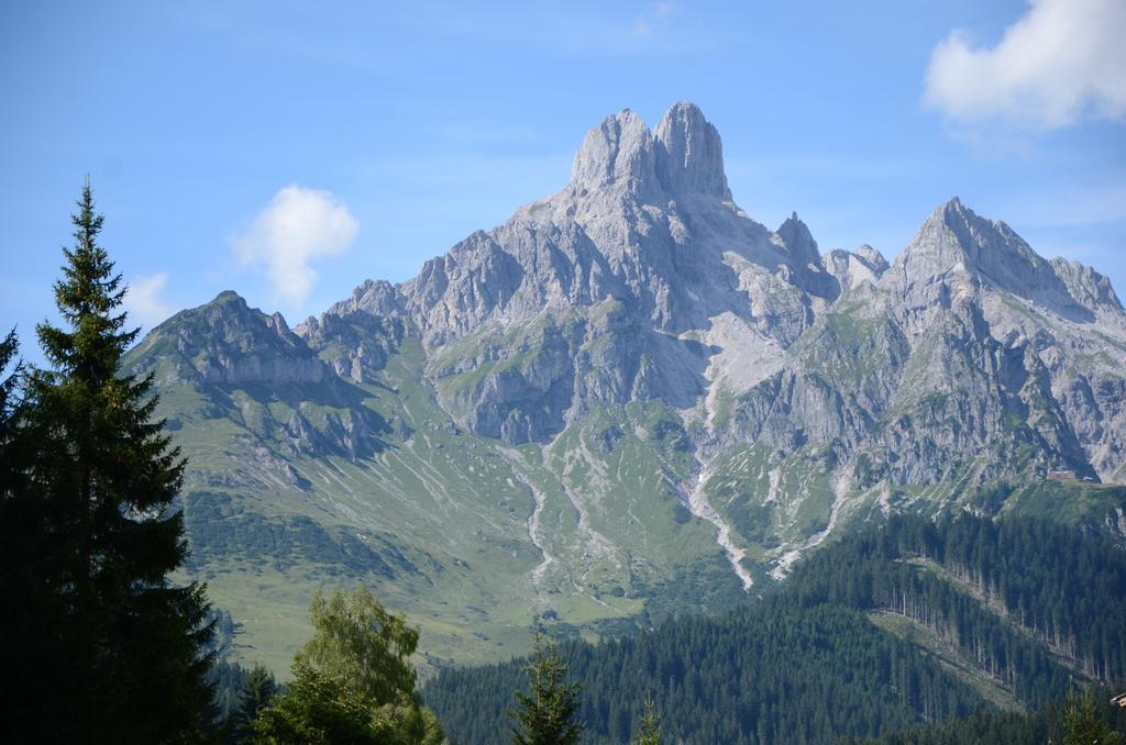 Hotel Haus Dachstein Schnitzer Eben Im Pongau Exterior foto